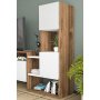 HANAH HOME TV polica Tower White Walnut - slika 3
