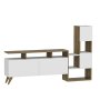 HANAH HOME TV polica Tower White Walnut - slika 4