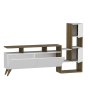 HANAH HOME TV polica Tower White Walnut - slika 5
