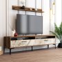 HANAH HOME TV polica Istanbul Walnut White Marble - slika 2
