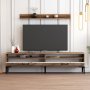 HANAH HOME TV polica Istanbul Walnut White Marble - slika 3