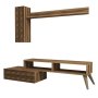 HANAH HOME TV polica Planet Walnut Walnut - slika 5