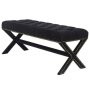 HANAH HOME Pelona Capraz Pouffe 120 Black Pouffe - slika 1