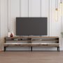 HANAH HOME TV polica Istanbul 2 Walnut White Marble - slika 2