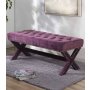 HANAH HOME Pelona Capraz Pouffe 120 Purple Pouffe - slika 1