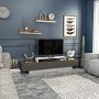 HANAH HOME TV polica Lusi White Brown - slika 3