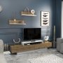 HANAH HOME TV polica Lusi White Oud Oak - slika 2