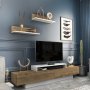 HANAH HOME TV polica Lusi White Oud Oak - slika 3
