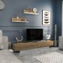 HANAH HOME TV polica Lusi White Oud Oak - slika 4