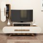 HANAH HOME TV polica Rose S Walnut Cream - slika 2