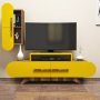 HANAH HOME TV polica Rose S Walnut Yellow - slika 2