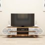 HANAH HOME TV polica Defne Walnut Cream - slika 2