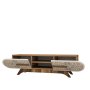 HANAH HOME TV polica Defne Walnut Cream - slika 3
