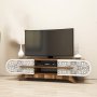 HANAH HOME TV polica Defne Walnut Cream - slika 1