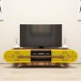 HANAH HOME TV polica Defne - Walnut Yellow - slika 2