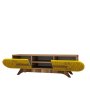 HANAH HOME TV polica Defne - Walnut Yellow - slika 3