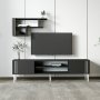 HANAH HOME TV polica Snow Set Anthracite - slika 3