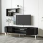 HANAH HOME TV polica Snow Set Anthracite - slika 4
