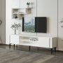 HANAH HOME TV polica Snow Set White - slika 2