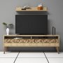 HANAH HOME TV polica Line Oak - slika 2