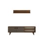 HANAH HOME TV polica Erho Walnut Anthracite - slika 4