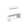 HANAH HOME TV polica Erho Walnut Anthracite - slika 5