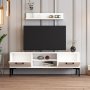 HANAH HOME TV polica Riga White - slika 3