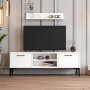HANAH HOME TV polica Riga White - slika 1