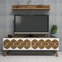 HANAH HOME TV polica Nisan Walnut - slika 3