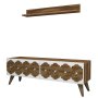 HANAH HOME TV polica Nisan Walnut - slika 4