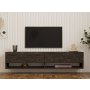 HANAH HOME TV polica Arges Anthracite - slika 2