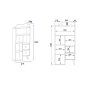 HANAH HOME Star Atlantic Pine Black - slika 5