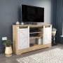 HANAH HOME TV polica Ahris Oak White - slika 5