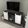HANAH HOME TV polica Ahris Grey White - slika 2