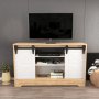 HANAH HOME TV polica Nisay Sapphire White - slika 1