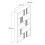 HANAH HOME Lima Walnut White Marble - slika 5