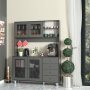 HANAH HOME Grano 140 Anthracite Višenamenski kabinet - slika 2