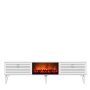 HANAH HOME TV polica Arona Fireplace White - slika 4