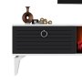 HANAH HOME TV polica Arona Fireplace White Anthracite - slika 5