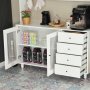 HANAH HOME Grano 140 White Višenamenski kabinet - slika 5