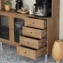 HANAH HOME Grano 140 Caucasian Oak Višenamenski kabinet - slika 5