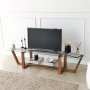 HANAH HOME TV polica Amalfi Walnut - slika 4