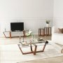 HANAH HOME TV polica Amalfi Walnut - slika 5