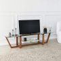 HANAH HOME TV polica Amalfi Walnut - slika 1