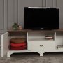 HANAH HOME TV polica Gazel 140 White Brown - slika 3