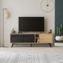 HANAH HOME TV polica Lulia Sapphıre Oak - slika 1