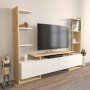 HANAH HOME TV polica Ava Oak White - slika 2