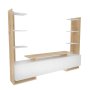 HANAH HOME TV polica Ava Oak White - slika 4