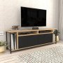 HANAH HOME TV polica Omar Oak Black - slika 2