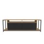 HANAH HOME TV polica Omar Oak Black - slika 4